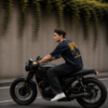 ChatGPT Image Jul 22, 2026, 03_22_52 PM Mens Oversized Navy Blue Biker Graphic T-Shirt | Urban Rider Back Print | Premium Loopknit Cotton 240 GSM | Streetwear Motorcycle Statement Tee