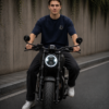 ChatGPT Image Jul 22, 2026, 03_24_44 PM Mens Oversized Navy Blue Biker Graphic T-Shirt | Urban Rider Back Print | Premium Loopknit Cotton 240 GSM | Streetwear Motorcycle Statement Tee