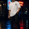 Awesome 1968 Anime Bear Oversized T-Shirt for Men | Birthday Special Cartoon Bear Back Print DTF T-Shirt | Modern Streetwear Casual Wear | Premium Loopknit 240 GSM Oversized Fit BY Giftspeaks