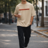 Men Oversized Graphic T-Shirt | Shadows Embrace Back Print | Loopknit 240 GSM Heavyweight Streetwear Tee