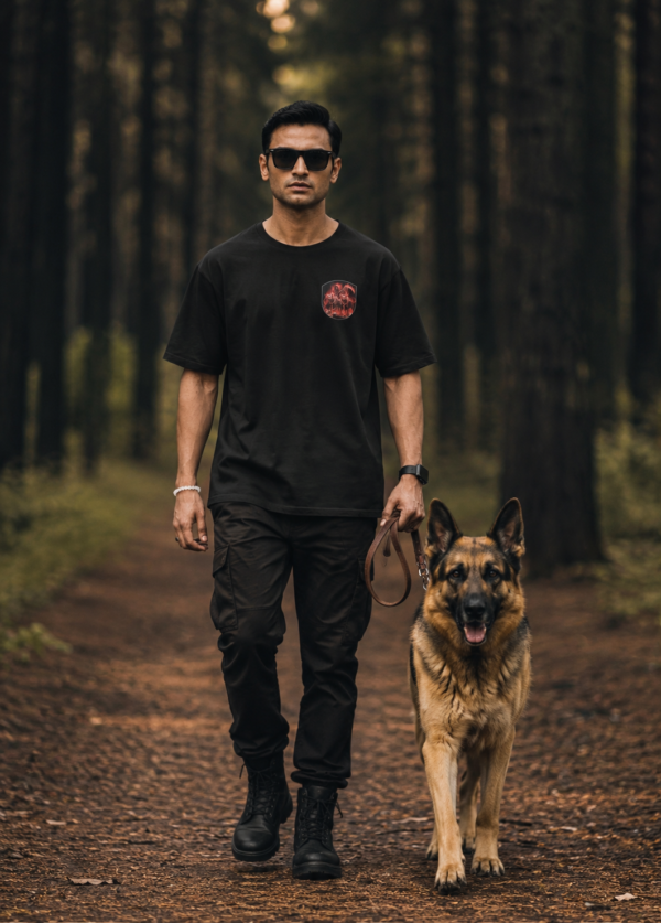 ChatGPT Image Jul 23, 2026, 02_10_09 PM Death Stalker Oversized T-Shirt for Men | 240 GSM Loopknit Cotton | Gothic Skull Devil Back Print | Streetwear Oversized Tee – Giftspeaks