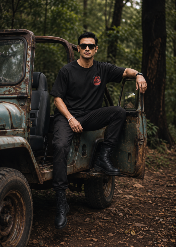 ChatGPT Image Jul 23, 2026, 02_13_34 PM Death Stalker Oversized T-Shirt for Men | 240 GSM Loopknit Cotton | Gothic Skull Devil Back Print | Streetwear Oversized Tee – Giftspeaks