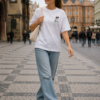 ChatGPT Image Jul 23, 2026, 03_26_27 PM Summer Anime Oversized T-Shirt for Women | Cute Aesthetic Graphic Tee | Minimal Vacation Vibe Casual White Oversized Cotton Tshirt