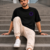 Black Panther Oversized Graphic T-Shirt for Men | Wakanda Superhero Back Print Streetwear Tee | Marvel Inspired Anime Comic Style Casual Cotton Tshirt