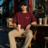 ChatGPT Image Jul 23, 2026, 11_53_05 AM Change The Game Oversize Graphic Printed T-Shirt for Men | Premium Oversized Streetwear Back Print T-Shirt | Casual Wear Graphic Tee by giftspeaks | Maroon & White