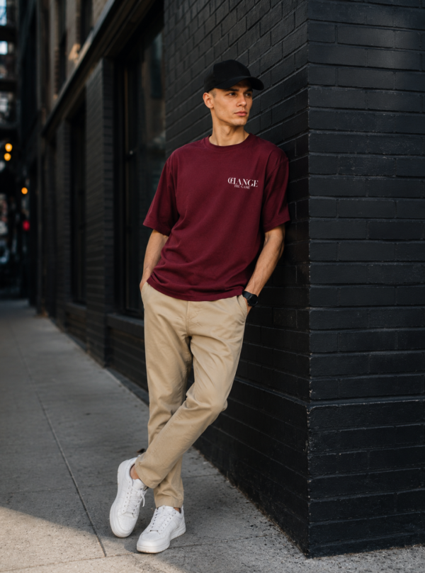 ChatGPT Image Jul 23, 2026, 11_56_37 AM Change The Game Oversize Graphic Printed T-Shirt for Men | Premium Oversized Streetwear Back Print T-Shirt | Casual Wear Graphic Tee by giftspeaks | Maroon & White