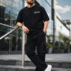 ChatGPT Image Jul 31, 2026, 02_22_32 PM Mens Oversized Black Anime Warrior Graphic T-Shirt | Dark Manga Back Print | Premium Loopknit Cotton 240 GSM | Japanese Streetwear Style Tee