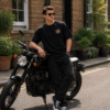 ChatGPT Image Jul 31, 2026, 03_09_28 PM Mens Oversized Black Skull Biker Graphic T-Shirt | Las Vegas Sin City Back Print | Premium Loopknit Cotton 240 GSM | Bold Streetwear Statement Tee