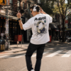ChatGPT Image Jul 31, 2026, 03_48_10 PM Mens White Oversized Graphic T-Shirt | Premium Loopknit Cotton 240 GSM Streetwear Tee with Headphone Back Print