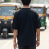 D2mfP4DP_J3BU1O3N27_2026-01-30_3.jpg Urban Experience Black Oversized T-Shirt for Men | Modern Street Typography DTF Print Tee | Premium Loopknit 240 GSM Casual Wear By Giftspeaks