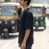 D2mfP4DP_TGTMZ7IYEZ_2026-01-30_2.jpg Urban Experience Black Oversized T-Shirt for Men | Modern Street Typography DTF Print Tee | Premium Loopknit 240 GSM Casual Wear By Giftspeaks
