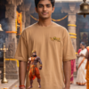 D7msw97__YAAMYAM6DJ_2026-05-08_1.png Unisex Oversized Hanuman Graphic T-Shirt Spiritual Warrior Design, Beige Cotton Tee