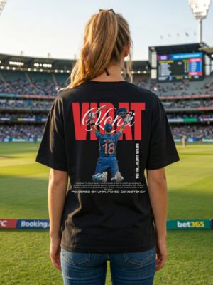 D9BSeYlY_NJDSNYC1MP_2026-04-17_1.jpg Unisex Oversized Black Graphic Printed Round Neck T-Shirt Bold Sports Inspired Back Print, Casual Streetwear, Half Sleeve Premium Cotton Tee