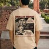 Men's Beige Oversized T-Shirt with Bhagat Singh Graphic Print | Loopknit 240 GSM | Patriotic Freedom Fighter Oversized Tee | Shaheed Bhagat Singh Tribute Back Print T-Shirt for Everyday Wear