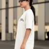 Shivray White Oversized T Shirt for Women | Shivaji Maharaj Printed Oversize Cotton T-Shirt for Girls | Premium Loopknit 240 GSM Streetwear Graphic Tee | Royal Maratha Culture Women T Shirt � Giftspeaks