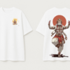 GFG29YVO_V1LPBLOOOD_2026-04-25_4.png Unisex Oversized Hanuman Warrior Graphic T-Shirt | Bold Devotion Design, White Cotton Tee