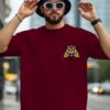 Men�s Oversized Maroon Tiger Graphic Printed T-Shirt | Trendy Animal Print Streetwear Baggy Tee for Men | Casual Half Sleeve Round Neck Drop Shoulder Fashion T-Shirt | Loopknit 240 GSM Premium Oversized Fit