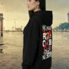 I_S0gvWp_WI9Y776G62_2026-01-30_1.jpg No Risk No Story Hoodie for Women | Black Streetwear Hoodie | Fleece 300 GSM Premium Drop Shoulder Hoodie