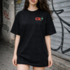Unisex Oversized Black Graphic Printed Round Neck T-Shirt Bold Sports Inspired Back Print, Casual Streetwear, Half Sleeve Premium Cotton Tee