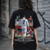Unisex Oversized Black Graphic Printed Round Neck T-Shirt Bold Sports Inspired Back Print, Casual Streetwear, Half Sleeve Premium Cotton Tee