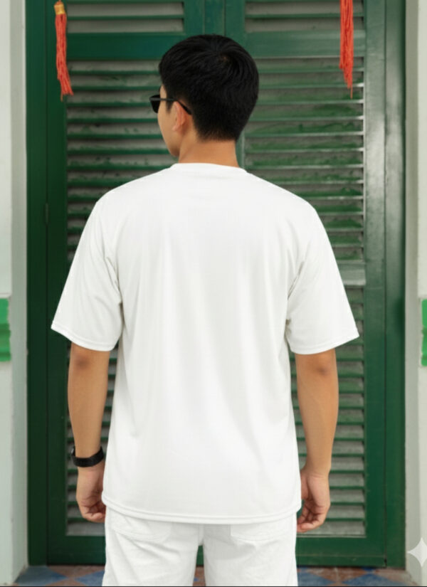 Reality Is Not Real Oversized White T-Shirt | 240 GSM Loopknit Cotton DTF Print Casual Streetwear Tee