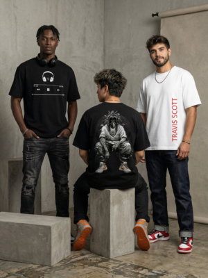 Oversized Graphic Printed T-Shirt Combo for Men | Premium Cotton Streetwear Tees (Pack of 3)