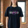 Women Navy Blue Oversized Graphic T-Shirt | Wear Your Heart on Your Sleeve Print � Premium Loopknit Cotton 240 GSM Streetwear Tee
