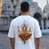 TA_63tLS_93SH0OAUWB_2026-02-05_2.jpg Mens Oversized White T-Shirt | Lord Ganesha Graphic Print | Loopknit 240 GSM Premium Heavy Fabric | Spiritual Streetwear T-Shirt for Men