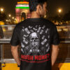 Hush Money Oversized Black T-Shirt for Men | Skull Money Graphic Back Print | Premium Streetwear Loopknit 240 GSM | By Giftspeaks