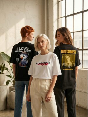 TzJRGTMb_MNHM50O6KD_2026-04-13_1.jpg Pack of 3 Oversized Graphic Printed T-Shirt Combo for Women Premium Cotton Streetwear Tees