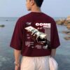 UEuqW3Or_X1O1QYIF7K_2026-05-25_2.jpg Come True Oversized Graphic T-Shirt for Men | Dream Motivation Back Print Streetwear Tee | Aesthetic Money Graphic Casual Maroon Oversized Cotton Tshirt