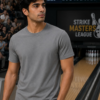 VXM20tuI_NDIIU09XIY_2026-06-30_1.png Plain Grey Round Neck T-Shirt | 180 GSM Mesh Knit | 100% Polyester | Stretchable Sports Wear
