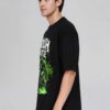 Mens Oversized Graphic T-Shirt | Gorilla Crush Force Print | Loopknit 240 GSM Heavyweight Streetwear Tee