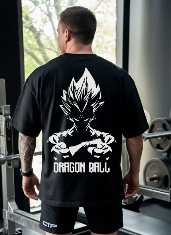 WMFOB_Dragon_Ball_1771569857927_6e60k2n6gvvicyx.jpg Men Oversized Black Anime Energy Warrior Graphic T-Shirt | Power Aura Back Print | Premium Loopknit Cotton 240 GSM | Streetwear Style Tee