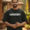 Gangster Evolution Oversized Black T-Shirt for Men | 240 GSM Premium Cotton | DTF Print Streetwear Tee