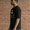 Music Player Headphone Graphic Printed Black Oversized T Shirt for Men | Minimal Music Lover Design | Round Neck Streetwear Oversized T-Shirt GiftSpeaks