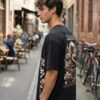 WMFOB_Mythical_1771567200807_k6rz88xafn69ni2.jpg Mens Oversized Black Dragon Graphic Printed T-Shirt | Mythical Streetwear Back Print | Premium Loopknit Cotton 240 GSM | Urban Fashion Statement Tee
