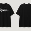Men’s Oversized Black Rebel T-Shirt – Loopknit Cotton 240 GSM with DTF Print Streetwear Style
