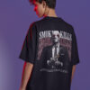 Men’s Oversized Black Smoking Kills T-Shirt – Loopknit Cotton 240 GSM Streetwear Fit