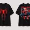 WMFOB_Spider_Man_1771570876374_hoilm198qyp6a30.jpg Men Oversized Black Superhero Spider Graphic T-Shirt | Bold Red Spider Emblem & Back Print | Premium Loopknit Cotton 240 GSM | Streetwear Comic Style Tee