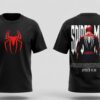 Men's Oversized Superhero Graphic Back Print T-Shirt | Spider Inspired Streetwear Tee with Bold Back Design, Casual Oversized Cotton T-Shirt for Men