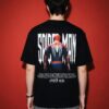 Men's Oversized Superhero Graphic Back Print T-Shirt | Spider Inspired Streetwear Tee with Bold Back Design, Casual Oversized Cotton T-Shirt for Men
