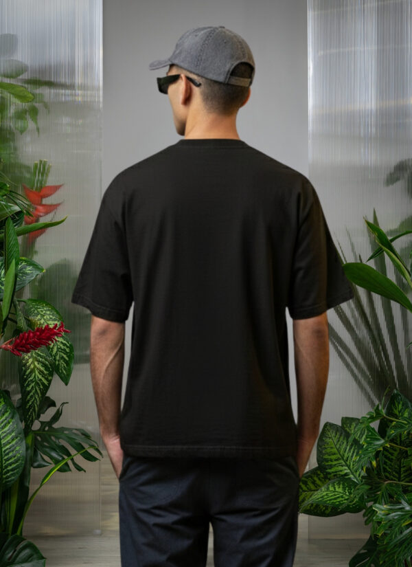 WMFOB_The_Boy_1768043653937_6hi1tj0olms04ya.jpg The Boys Oversized Black T-Shirt | Minimal Street Style Loopknit Cotton Tee 240 GSM