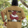 WMFOC_Rustom_1768043746830_b6tp0wb7gkqhxx5.jpg Camel Brown Bull Graphic Printed Men’s Oversized T-Shirt | Premium Loopknit Fabric 240 GSM | Minimal Front Logo & Bold Back Power Print Streetwear Tee – GiftSpeaks