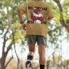 WMFOC_Rustom_1768043786753_8gzxv09xqp69dl2.jpg Camel Brown Bull Graphic Printed Men’s Oversized T-Shirt | Premium Loopknit Fabric 240 GSM | Minimal Front Logo & Bold Back Power Print Streetwear Tee – GiftSpeaks