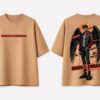 Men Oversized Graphic T-Shirt | Shadows Embrace Back Print | Loopknit 240 GSM Heavyweight Streetwear Tee