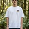 Just Money Oversized Men T-Shirt | Bear Cash Graphic Back Print | White