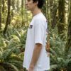 Just Money Oversized Men T-Shirt | Bear Cash Graphic Back Print | White