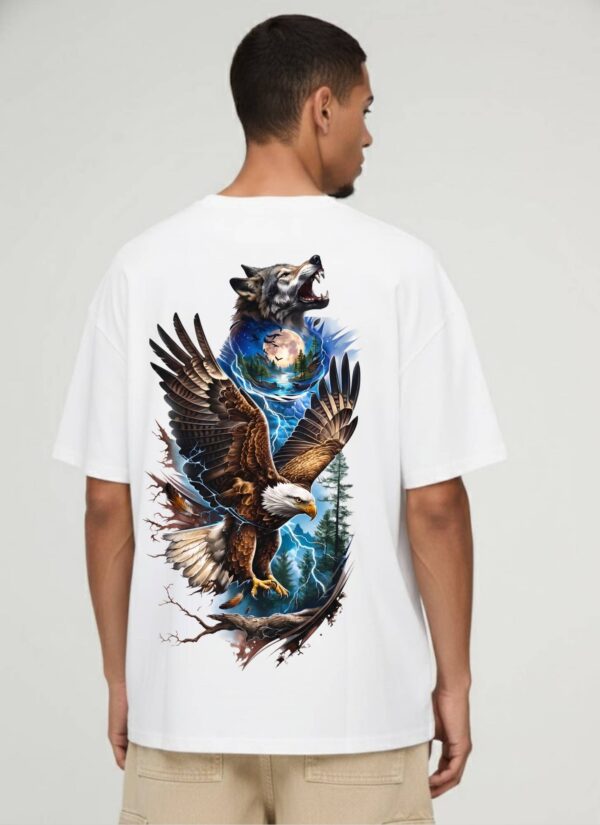 WMFOW_Sky_Shadow_1770985593403_suovqmi57o642w7.jpg Men Oversized Graphic T-Shirt | Sky Shadow Eagle & Wolf Back Print | Loopknit 240 GSM Heavyweight Streetwear Tee