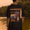 WMGOB_Hanuman_1768043712435_7jjku08uidthw98.jpg Hanuman Divine Graphic Oversized T Shirt for Men | Black Spiritual Streetwear Back Print T Shirt | Loopknit Cotton 240 GSM | Giftspeaks